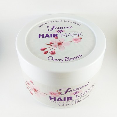 FESTIVAL Μάσκα μαλλιών 500ml (Cherry Blossom) 
