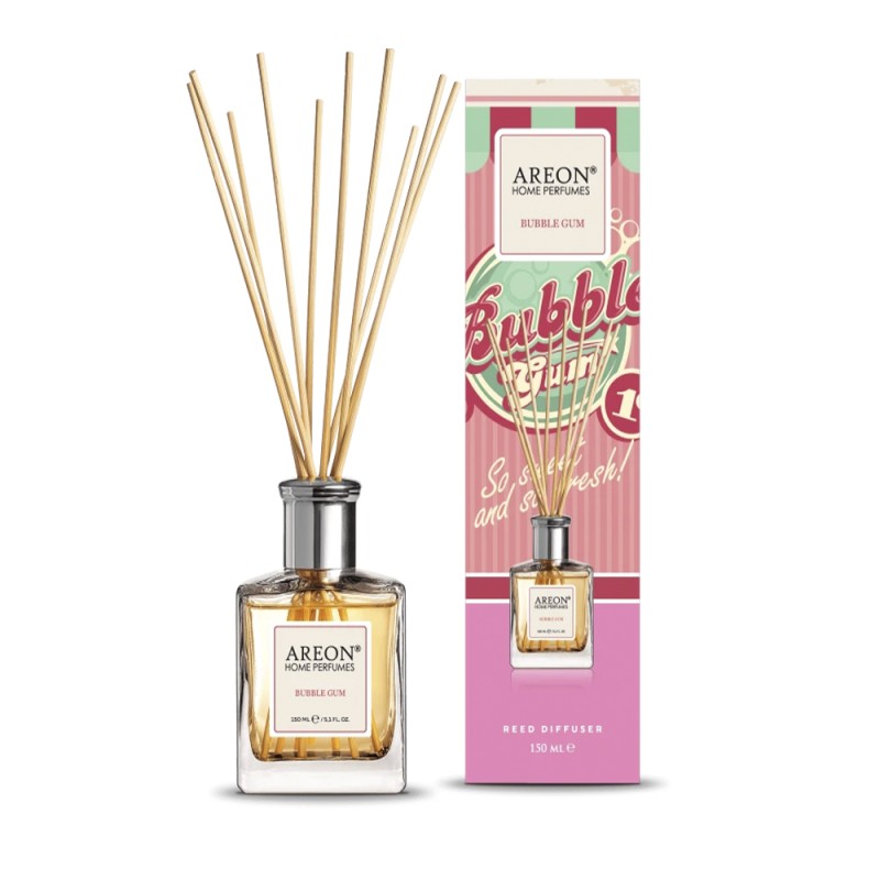 AREON Home Perfume Αρωματικό Χώρου Με Στικς 85ml #Bubble Gum