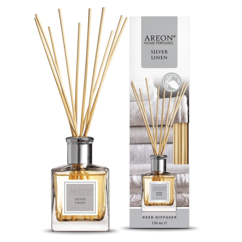 AREON Home Perfume Αρωματικό Χώρου Με Στικς 150ml #Silver Linen