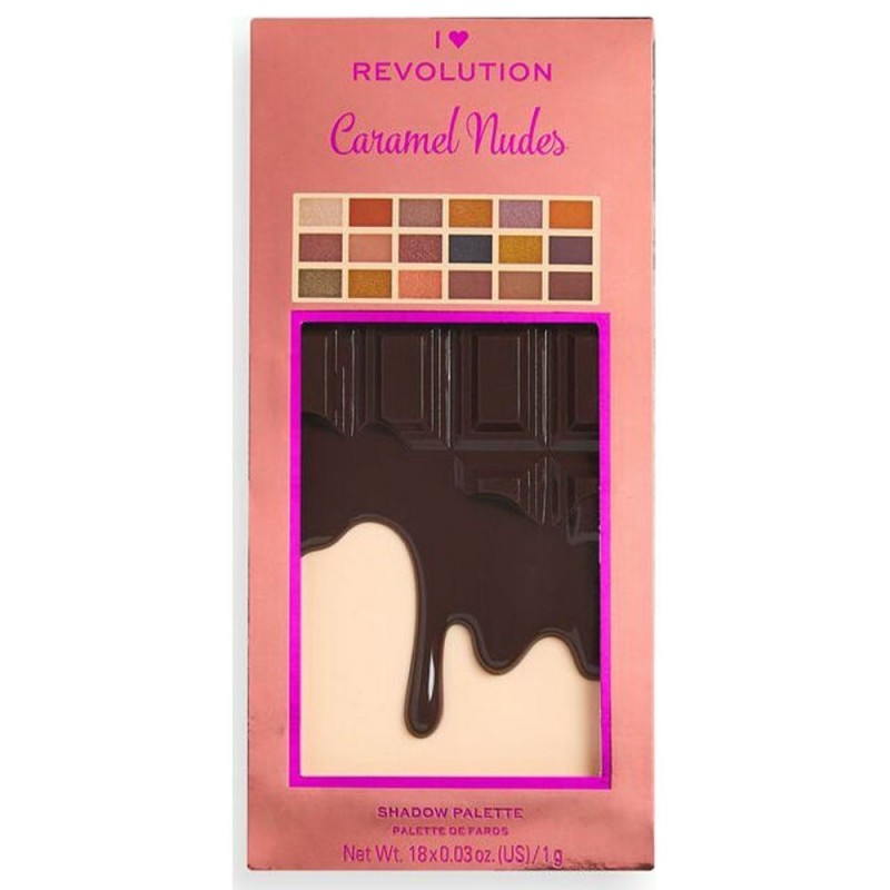 Revolution Chocolate Caramel Nudes Eyeshadow Palette