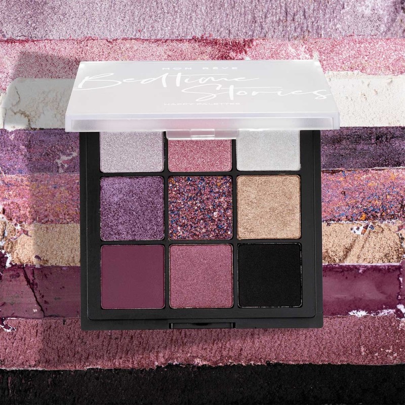 Mon Reve Happy Palettes - Παλέτα Σκιών 9 Αποχρώσεων 15gr #08 Bedtime Stories