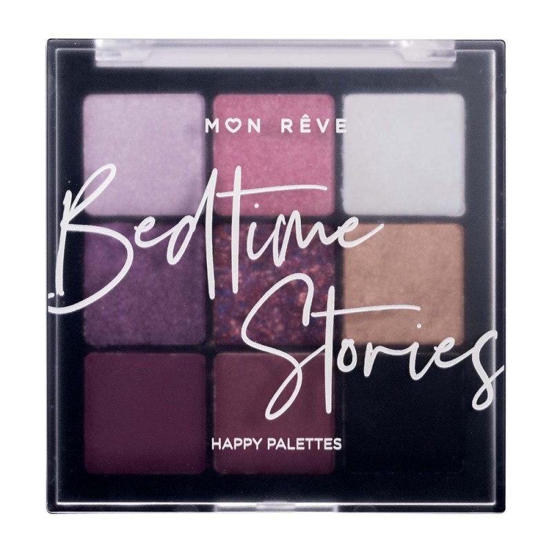 Mon Reve Happy Palettes - Παλέτα Σκιών 9 Αποχρώσεων 15gr #08 Bedtime Stories