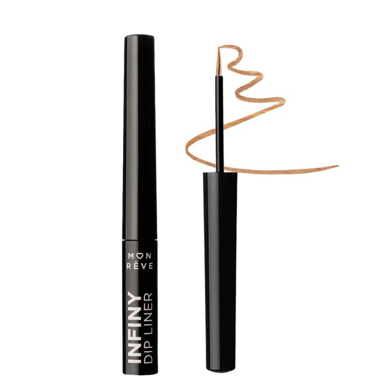 Mon Reve Infiny Dip Liner - Αδιάβροχο Υγρό Eyeliner Μεγάλης Διάρκειας 2ml #05 Crushed Bronze