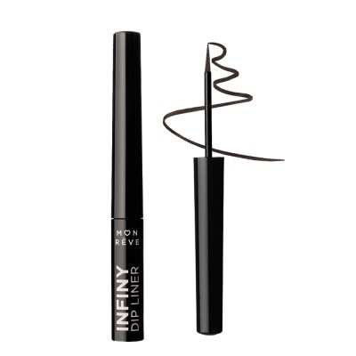 Mon Reve Infiny Dip Liner - Αδιάβροχο Υγρό Eyeliner Μεγάλης Διάρκειας 2ml #13 Brown Black