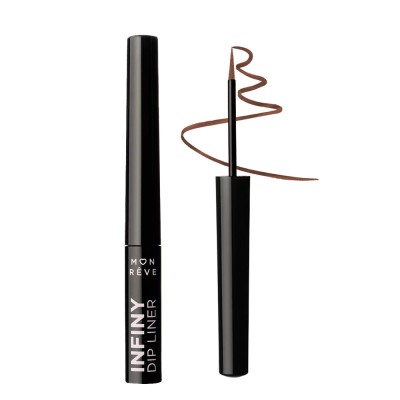 Mon Reve Infiny Dip Liner - Αδιάβροχο Υγρό Eyeliner Μεγάλης Διάρκειας 2ml #14 Real Brown
