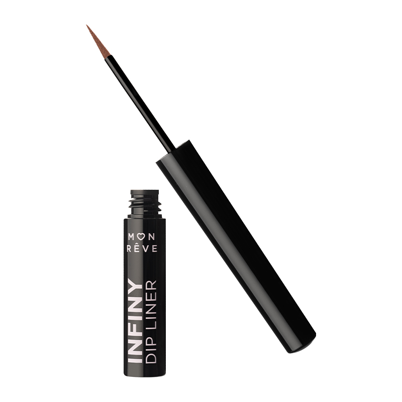 Mon Reve Infiny Dip Liner - Αδιάβροχο Υγρό Eyeliner Μεγάλης Διάρκειας 2ml #14 Real Brown