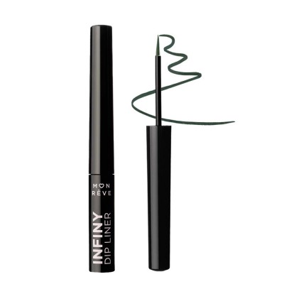 Mon Reve Infiny Dip Liner - Αδιάβροχο Υγρό Eyeliner Μεγάλης Διάρκειας 2ml #04 Forest Green