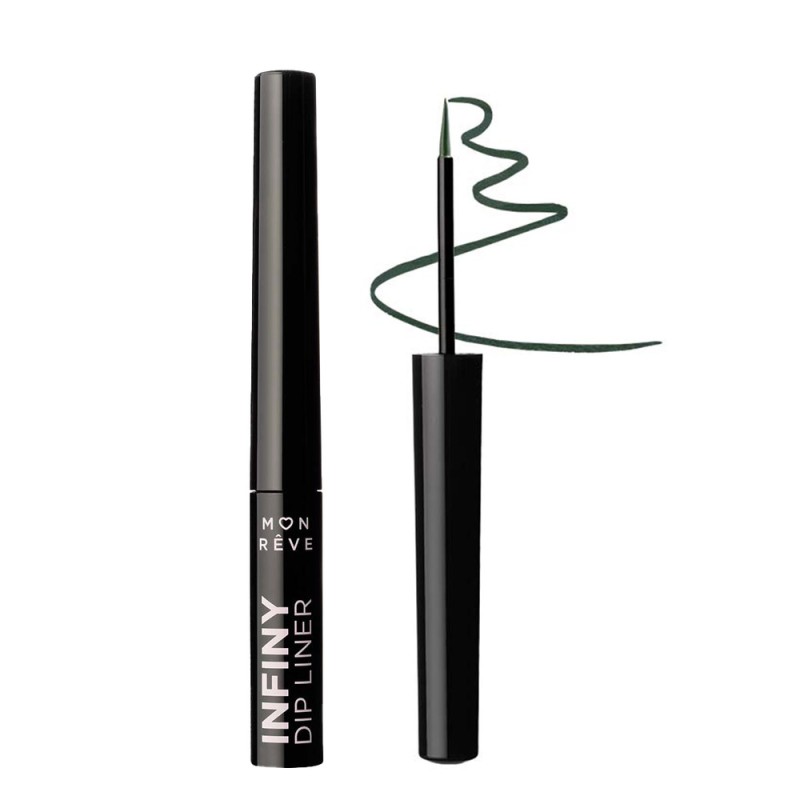 Mon Reve Infiny Dip Liner - Αδιάβροχο Υγρό Eyeliner Μεγάλης Διάρκειας 2ml #04 Forest Green