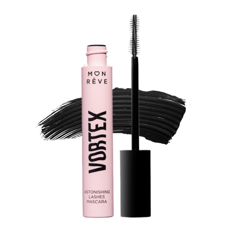 Mon Reve Vortex Mascara - Μάσκαρα για Έντονο Όγκο & Απόλυτο Διαχωρισμό 12ml #01 Black