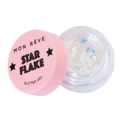 Mon Reve Starflake Glitter Gel - Gel Πολλαπλών Χρήσεων για Έντονη Λάμψη 4gr #05 DIAMOND