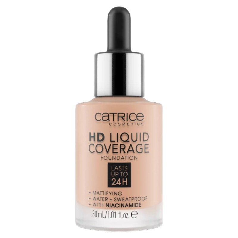 Catrice HD Liquid Coverage Liquid Make Up Foundation 30ml #020 Rose Beige