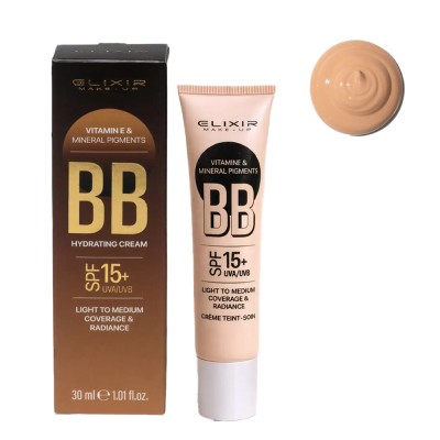 Elixir BB Hydrating Cream SPF15 - Ενυδατική Κρέμα με Χρώμα 30ml #384-02