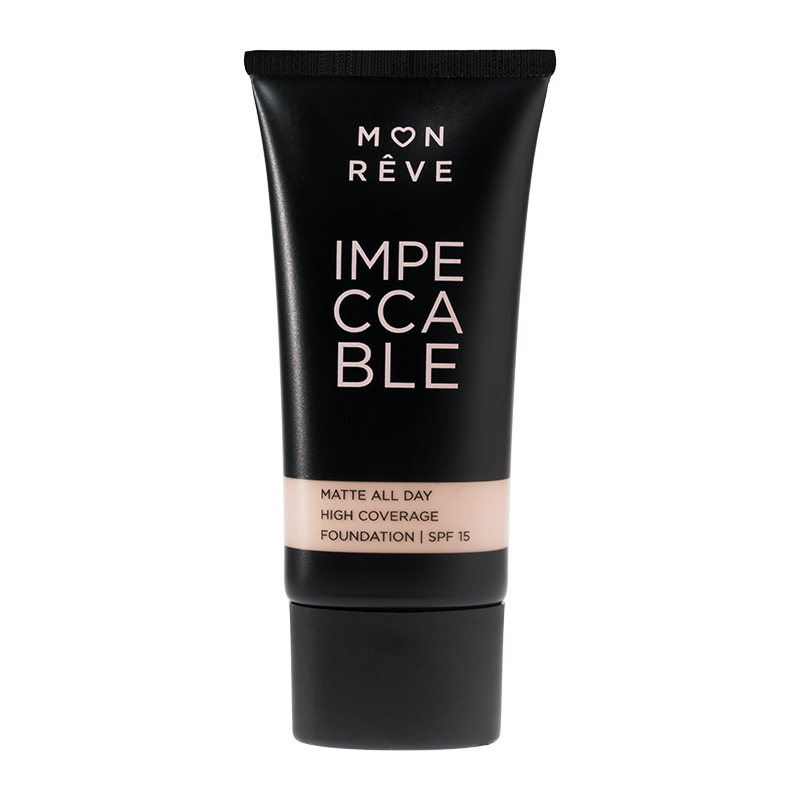 Mon Reve Impeccable Foundation 30ml - Υψηλή Κάλυψη & Ματ Φινίρισμα #103