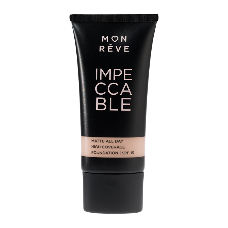 Mon Reve Impeccable Foundation 30ml - Υψηλή Κάλυψη & Ματ Φινίρισμα #104