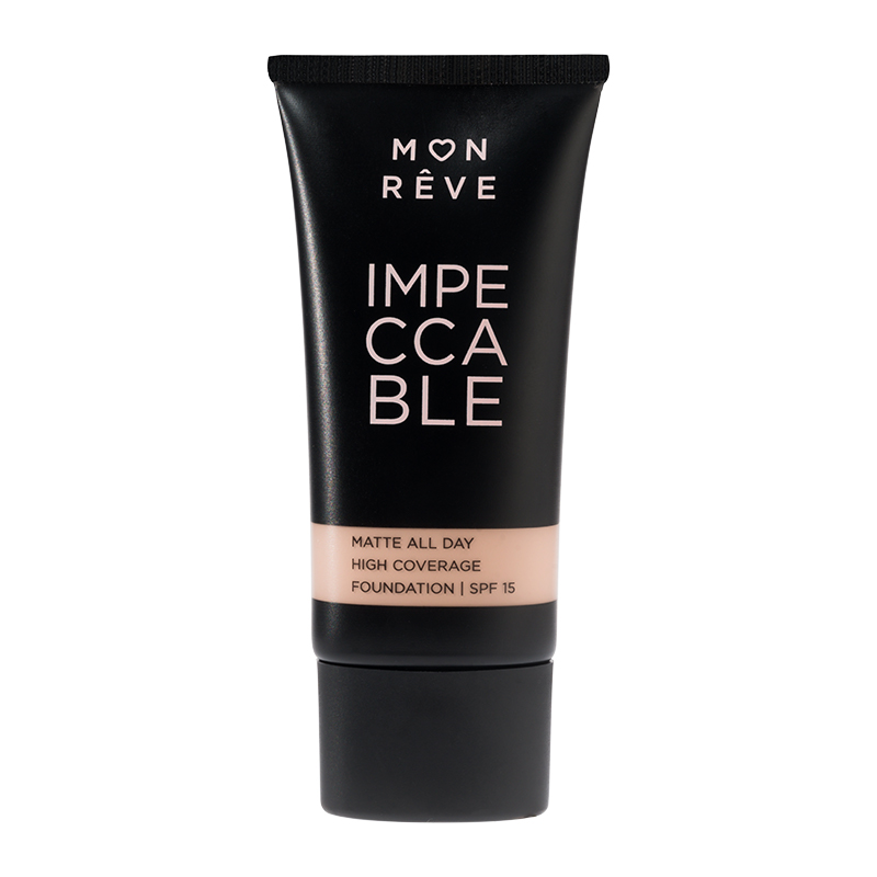 Mon Reve Impeccable Foundation 30ml - Υψηλή Κάλυψη & Ματ Φινίρισμα #105