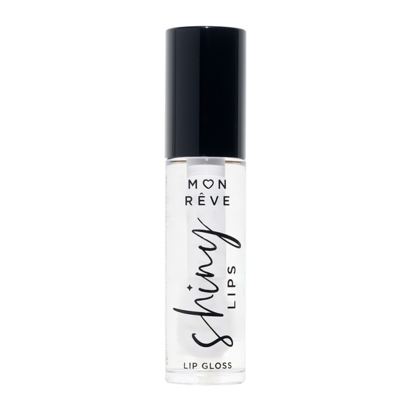 Mon Reve Shiny Lips - Ενυδατικό Lip Gloss για 3D Λάμψη & Όγκο 5ml – #01 CLEAR