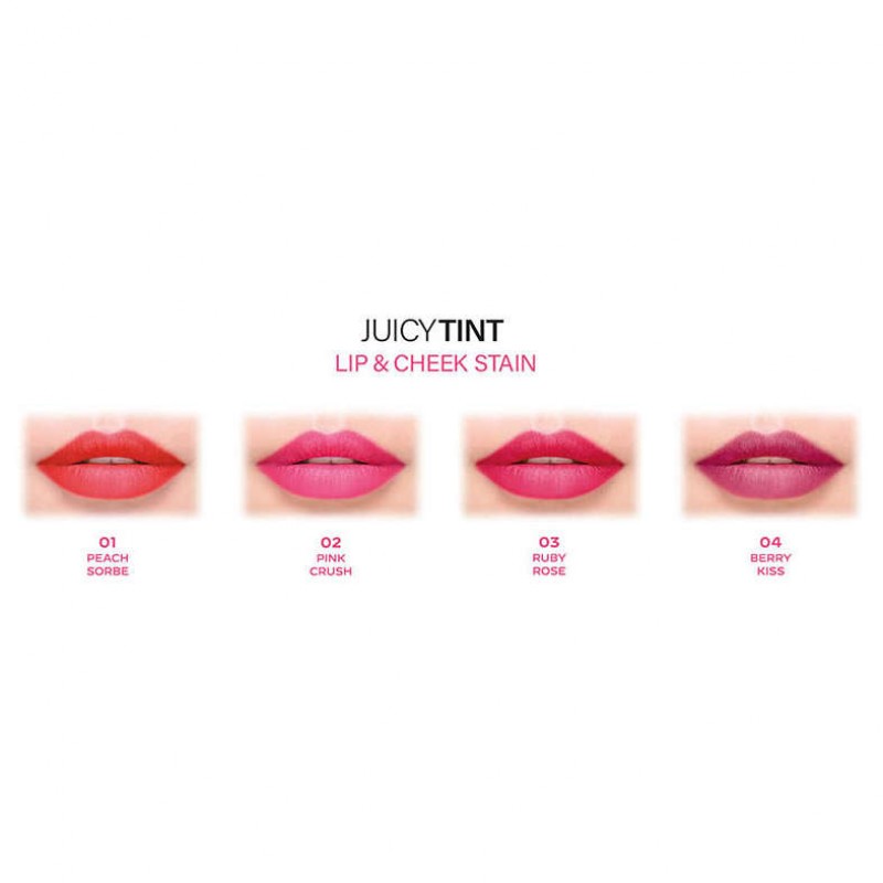 Golden Rose Juicy Tint Lip & Cheek Stain 5,2ml #04 BERRY KISS