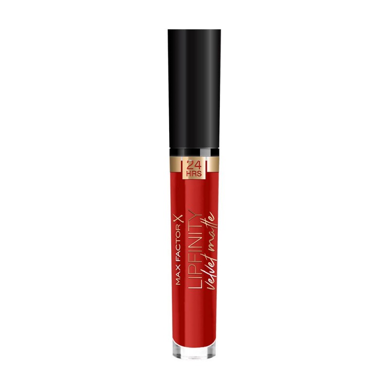 Max Factor Lipfinity Velvet Matte Liquid Lipstick 3.5ml #025 Red Luxury