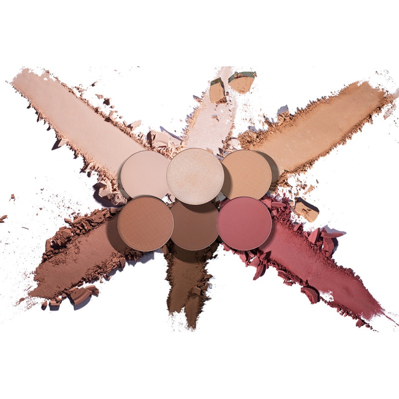 Mon Reve Shape Guru - Παλέτα highlighter, contour & blush 24gr #03 Deep