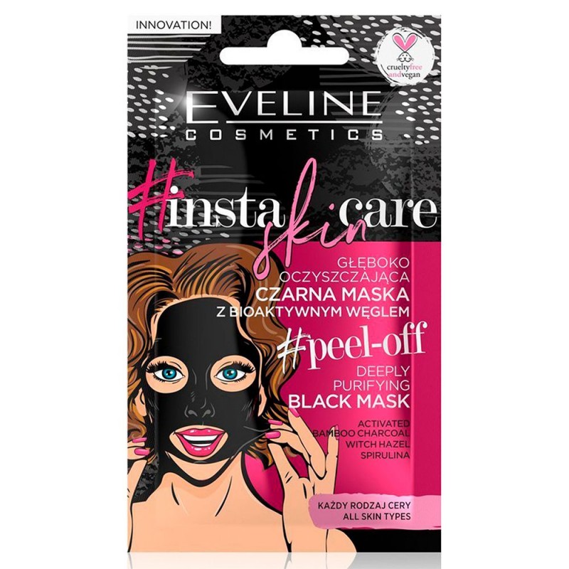Eveline Insta Skin Care Black Peel Off Deep Cleansing Mask 10ml