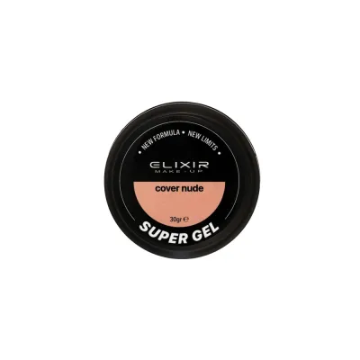Elixir Make-Up Super Builder Gel 30gr - Gel Χτισίματος & Φυσικής Ενίσχυσης #909E Cover Nude