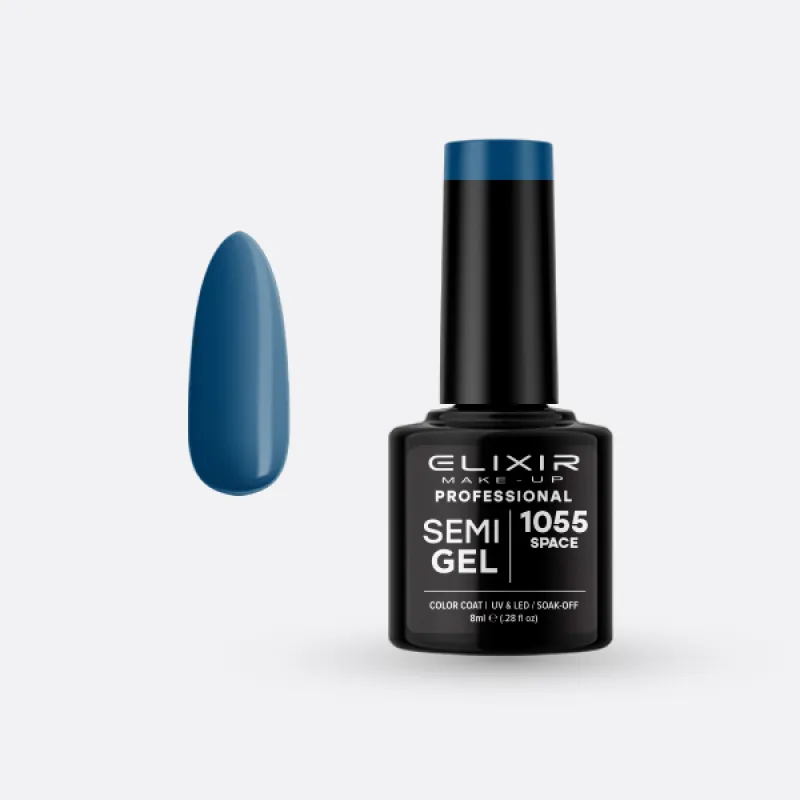 Elixir Semi Gel Ημιμόνιμο Βερνίκι 8ml – #1055 (SPACE) Elixir Semi Gel Ημιμόνιμο Βερνίκι 8ml – #1055 (SPACE)