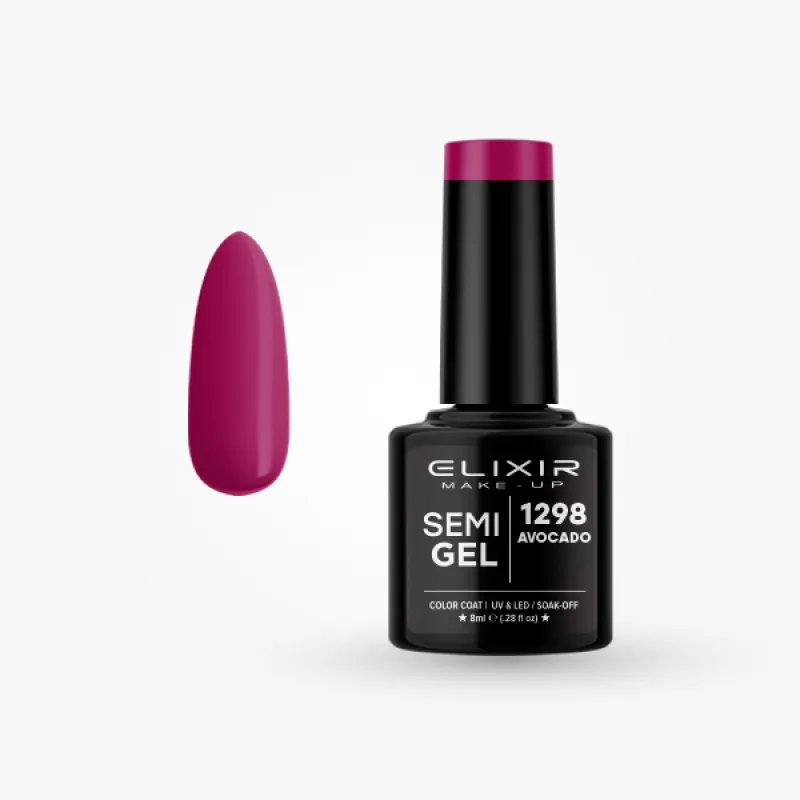 Elixir Semi Gel Ημιμόνιμο Βερνίκι 8ml – #1298 (AVOCADO) Elixir Semi Gel Ημιμόνιμο Βερνίκι 8ml – #1298 (AVOCADO)