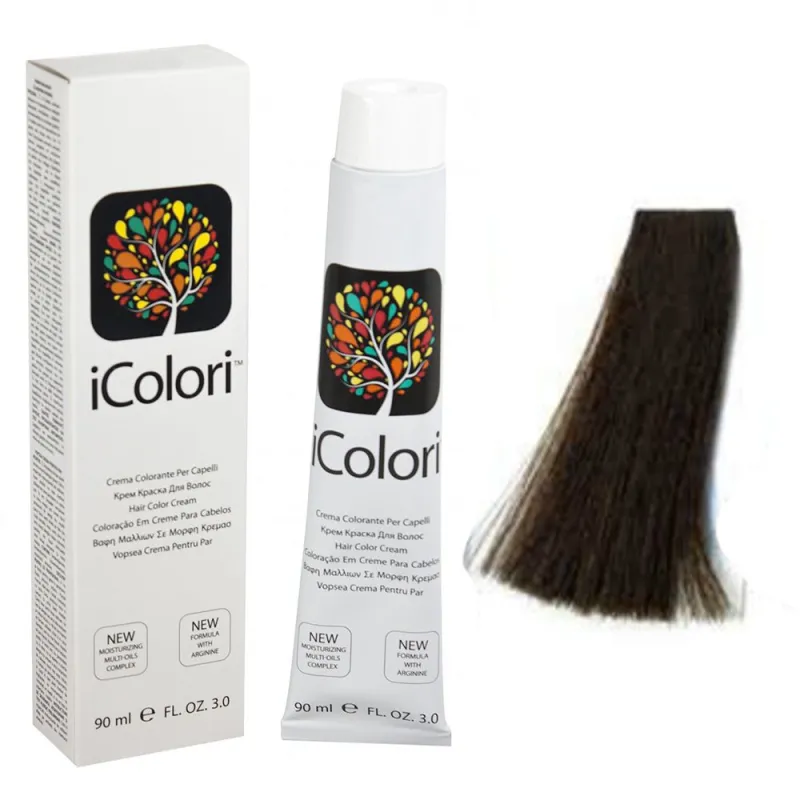 Kepro iColori Naturali Βαφή Μαλλιών 100ml (ΚΑΣΤΑΝΟ ΣΚΟΥΡΟ) - No3 Kepro iColori Naturali Βαφή Μαλλιών 100ml (ΚΑΣΤΑΝΟ ΣΚΟΥΡΟ) - No3