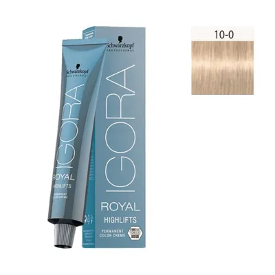 Schwarzkopf Igora Royal Highlifts 60ml #10-0 Κατάξανθο