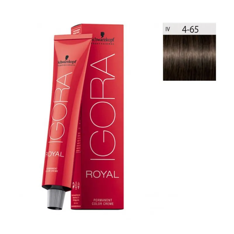 Schwarzkopf Igora Royal 60ml #4-65 Καστανό Μεσαίο Μόκα Schwarzkopf Igora Royal 60ml #4-65 Καστανό Μεσαίο Μόκα