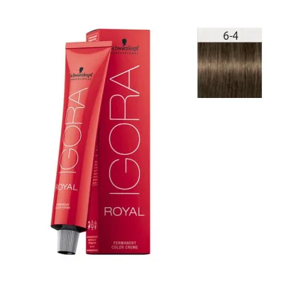 Schwarzkopf Igora Royal 60ml #6-4 Ξανθό Σκούρο Μπεζ