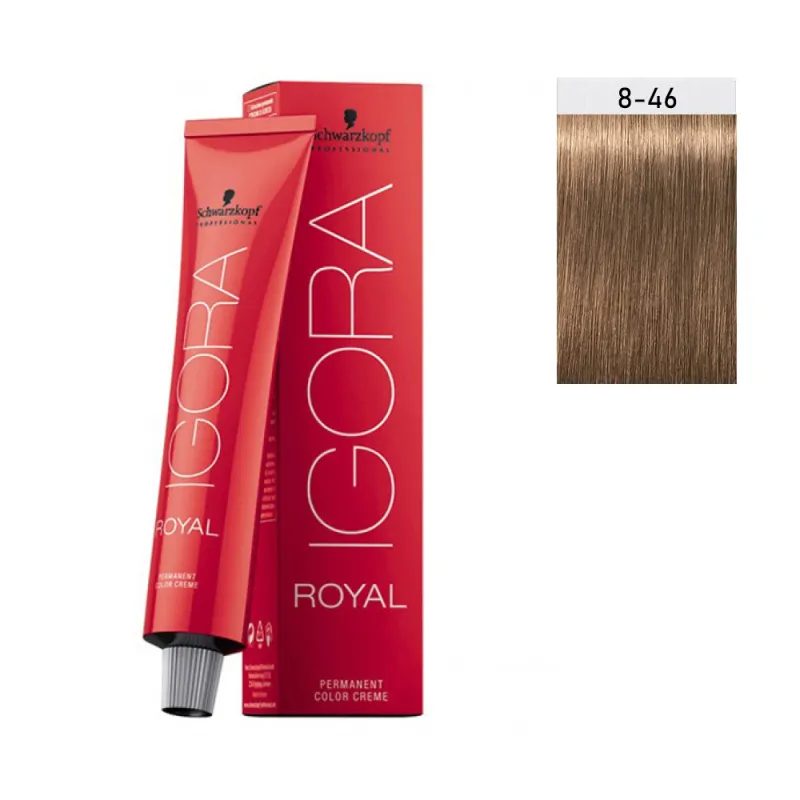 Schwarzkopf Igora Royal 60ml #8-46 ΞΑΝΘΟ ΑΝΟΙΧΤΟ ΜΠΕΖ ΜΑΡΟΝ Schwarzkopf Igora Royal 60ml #8-46 ΞΑΝΘΟ ΑΝΟΙΧΤΟ ΜΠΕΖ ΜΑΡΟΝ