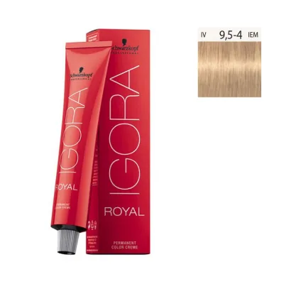 Schwarzkopf Igora Royal 60ml #9,5-4 Ξανθό Ιβουάρ Μπεζ