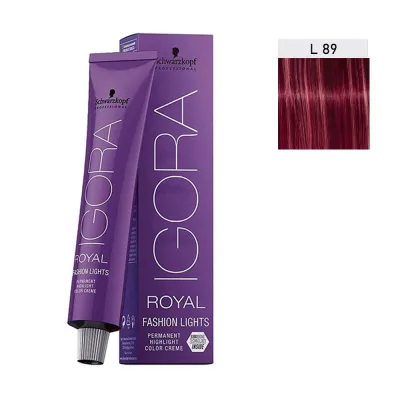 Schwarzkopf Igora Royal Fashion Lights 60ml #L-89 Κόκκινο Βιολέ