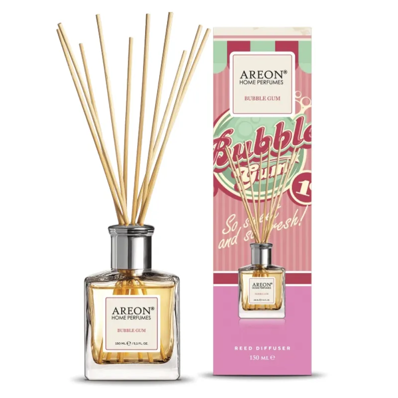 AREON Home Perfume Αρωματικό Χώρου Με Στικς 150ml #Bubble Gum AREON Home Perfume Αρωματικό Χώρου Με Στικς 150ml #Bubble Gum