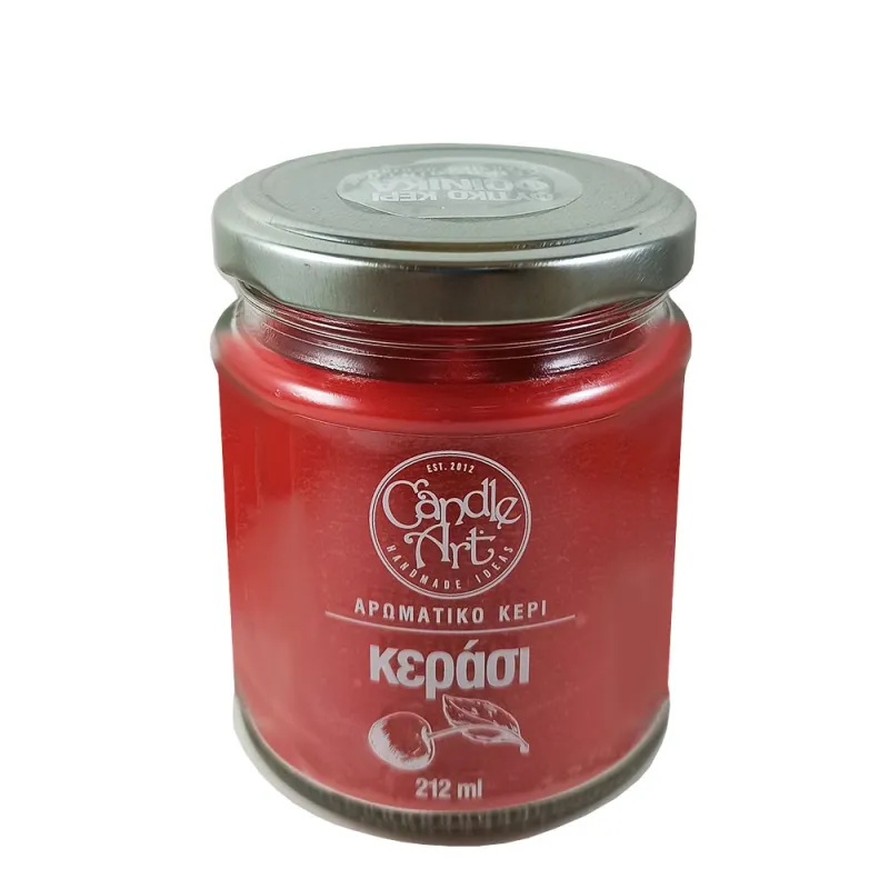 Candle Art Αρωματικό Κερί 38h 212ml #Κεράσι Candle Art Αρωματικό Κερί 38h 212ml #Κεράσι