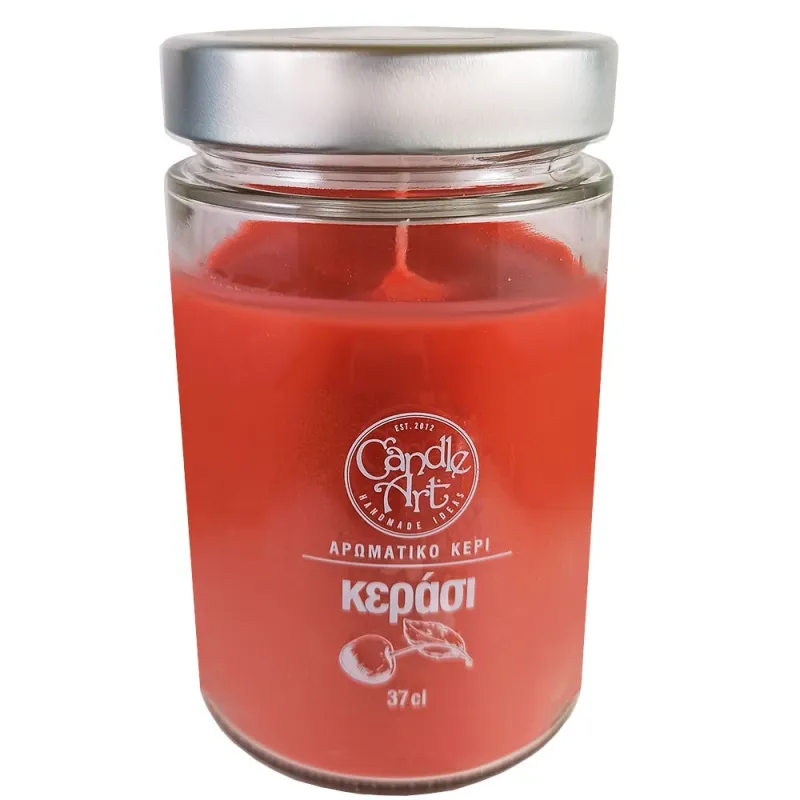Candle Art Αρωματικό Κερί 72h 370ml #Κεράσι Candle Art Αρωματικό Κερί 72h 370ml #Κεράσι