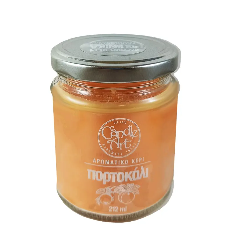 Candle Art Αρωματικό Κερί 38h 212ml #Πορτοκάλι Candle Art Αρωματικό Κερί 38h 212ml #Πορτοκάλι