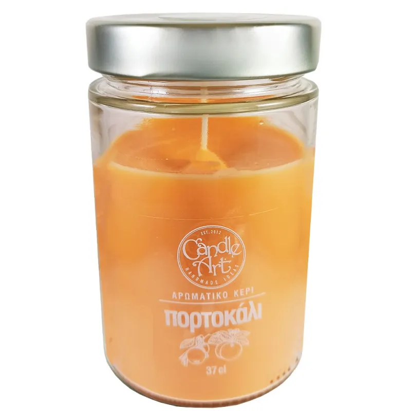 Candle Art Αρωματικό Κερί 72h 370ml #Πορτοκάλι Candle Art Αρωματικό Κερί 72h 370ml #Πορτοκάλι