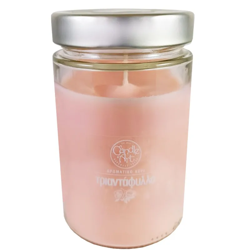 Candle Art Αρωματικό Κερί 72h 370ml #Τριαντάφυλλο Candle Art Αρωματικό Κερί 72h 370ml #Τριαντάφυλλο