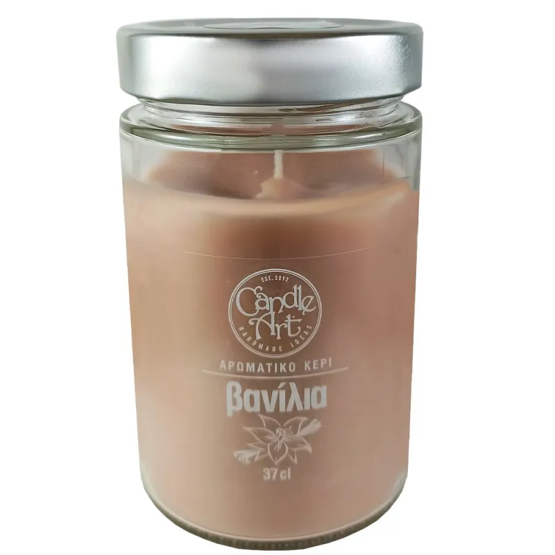 Candle Art Αρωματικό Κερί 72h 370ml #Βανίλια Candle Art Αρωματικό Κερί 72h 370ml #Βανίλια