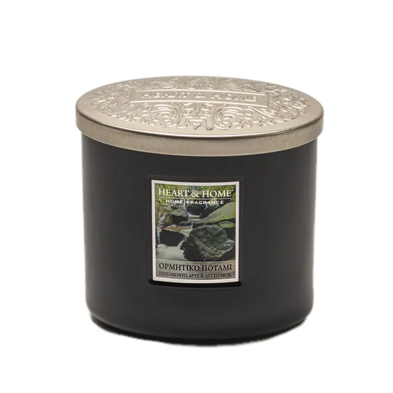 Heart and Home Αρωματικό Κερί με Διπλό Φυτίλι 40h 230gr #Ορμητικό Ποτάμι Heart and Home Αρωματικό Κερί με Διπλό Φυτίλι 40h 230gr #Ορμητικό Ποτάμι