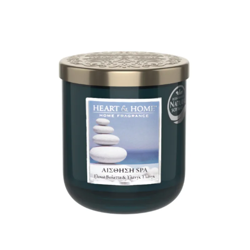 Heart and Home Αρωματικό Κερί 30h 115gr #Αίσθηση Spa Heart and Home Αρωματικό Κερί 30h 115gr #Αίσθηση Spa