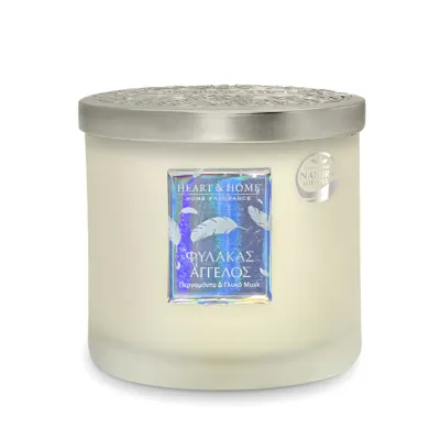 Heart and Home Αρωματικό Κερί με Διπλό Φυτίλι 40h 230gr #Φύλακας Άγγελος