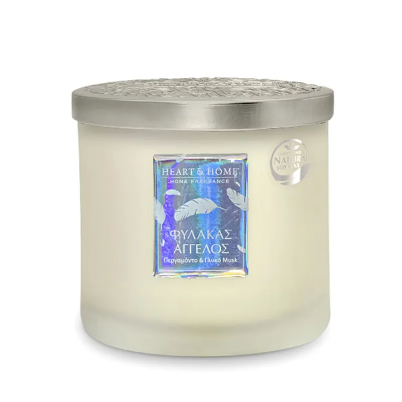 Heart and Home Αρωματικό Κερί με Διπλό Φυτίλι 40h 230gr #Φύλακας Άγγελος Heart and Home Αρωματικό Κερί με Διπλό Φυτίλι 40h 230gr #Φύλακας Άγγελος
