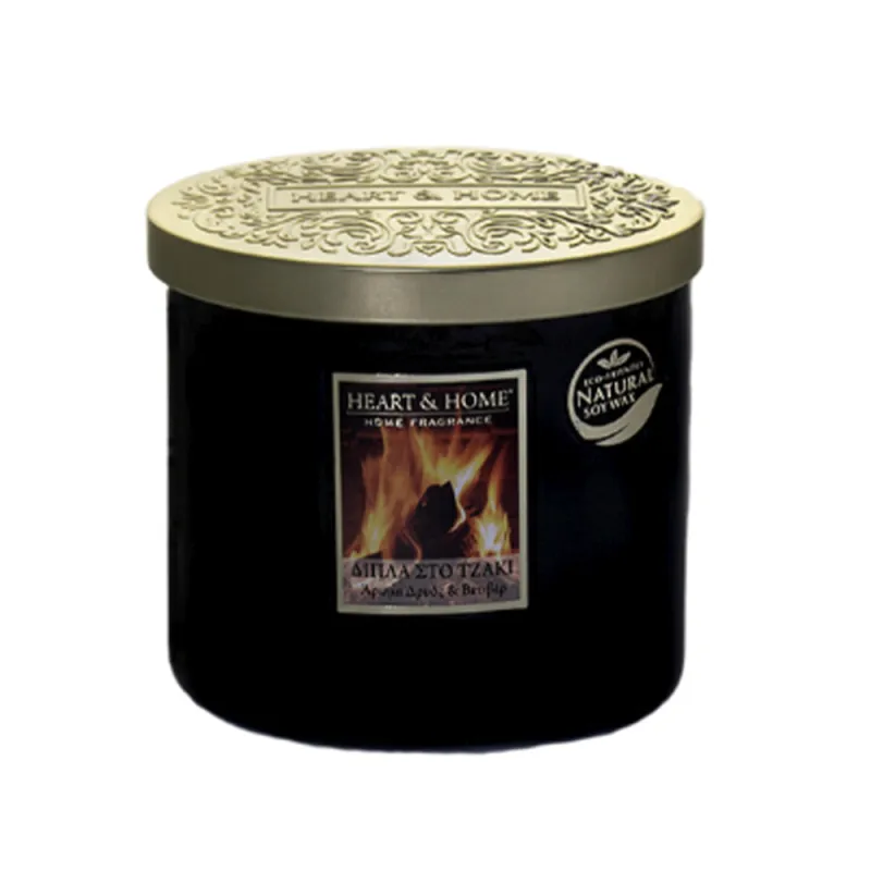 Heart and Home Αρωματικό Κερί με Διπλό Φυτίλι 40h 230gr #Δίπλα στο Τζάκι Heart and Home Αρωματικό Κερί με Διπλό Φυτίλι 40h 230gr #Δίπλα στο Τζάκι