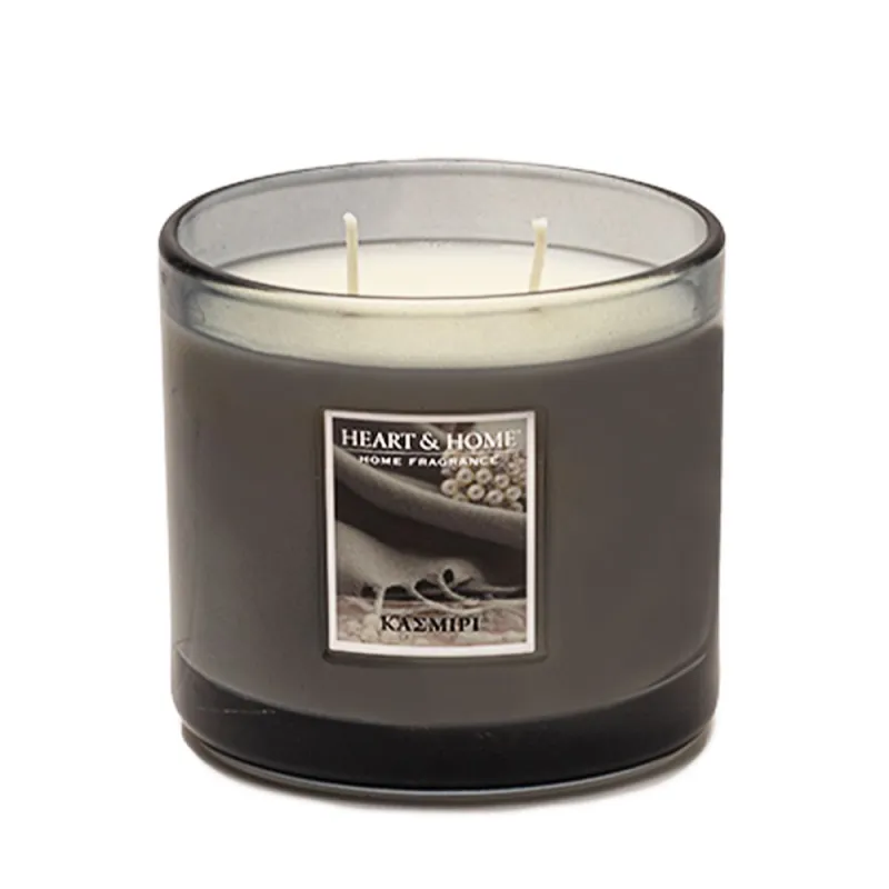 Heart and Home Αρωματικό Κερί με Διπλό Φυτίλι 40h 230gr #Κασμίρι Heart and Home Αρωματικό Κερί με Διπλό Φυτίλι 40h 230gr #Κασμίρι