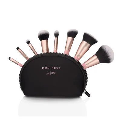 Mon Reve Les Petits 8 PCS Brush Set - Ολοκληρωμένο Σετ 8 Mini Πινέλων με Νεσεσέρ