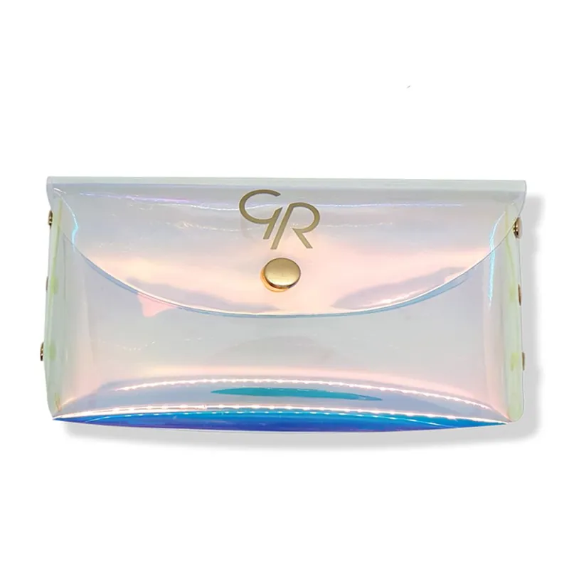 Golden Rose Hologram Make Up Bag Small Golden Rose Hologram Make Up Bag Small