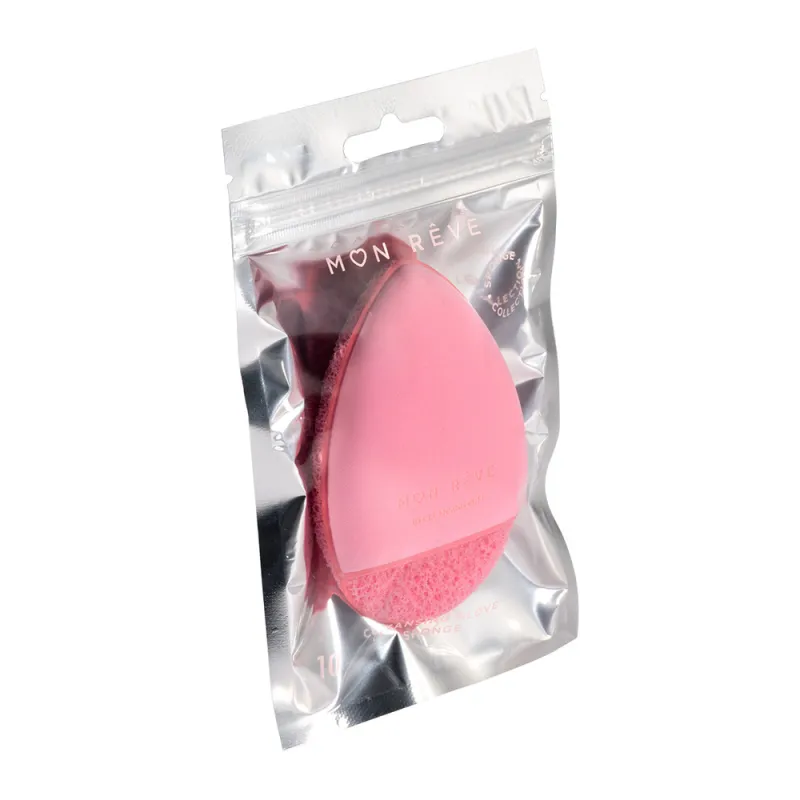 Mon Reve Makeup Sponge - Γάντι & Σφουγγαράκι Καθαρισμού Προσώπου – #10 Facial Cleansing Glove & Sponge